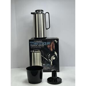 VTG Corning Thermique Thermal Brewing System Carafe Server 1 QT 8030-1 Stainless